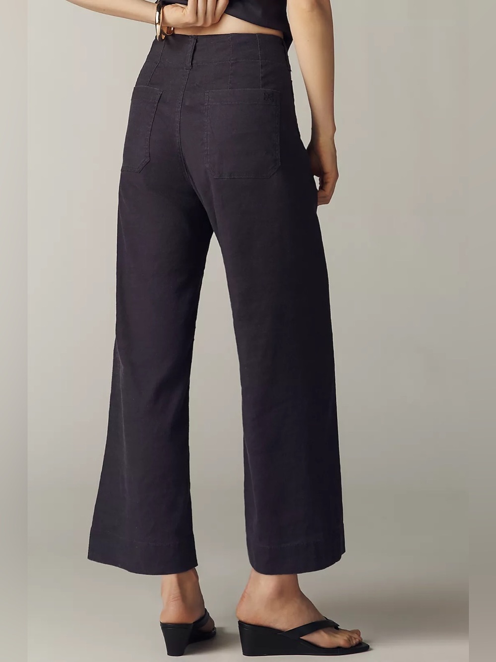 Colette Linen Stretch Pants - Picture 3 of 6